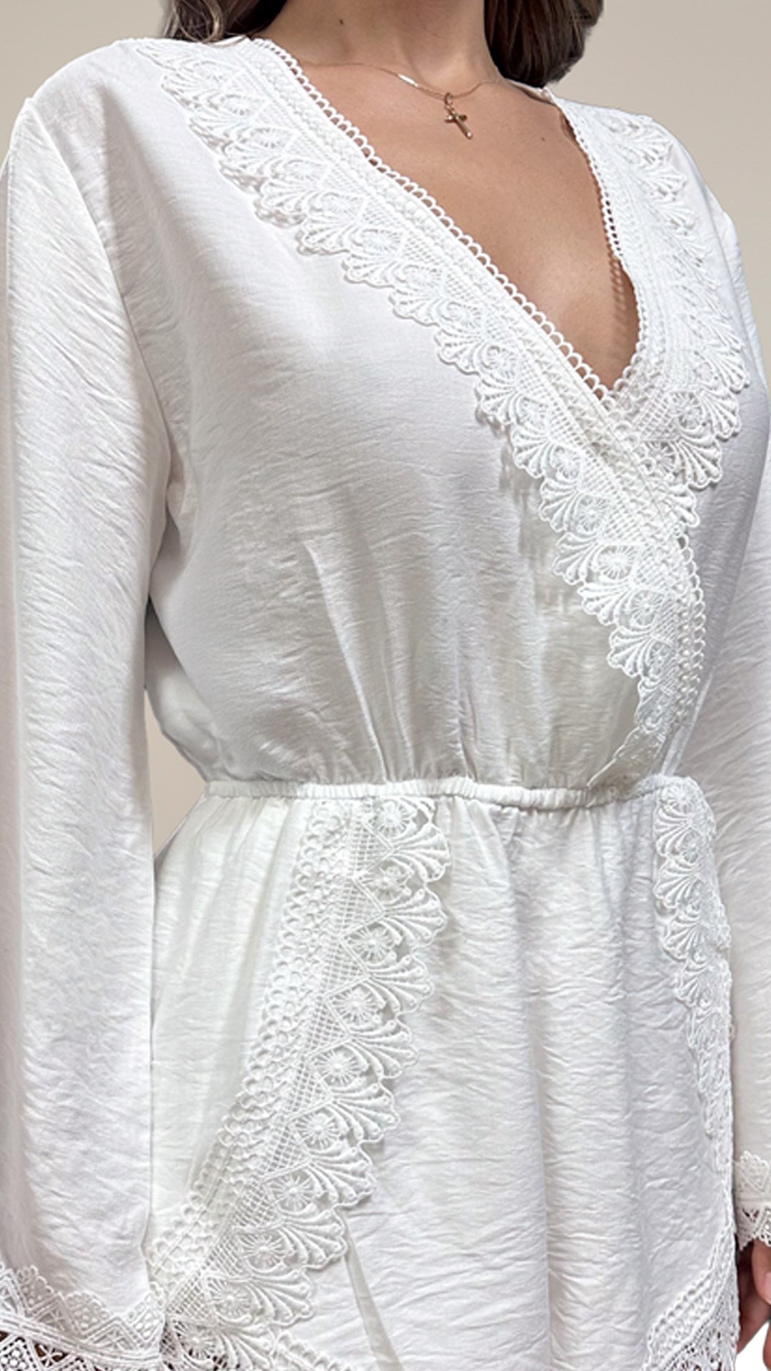 P74430 ENTERIZO LINO MARFIL