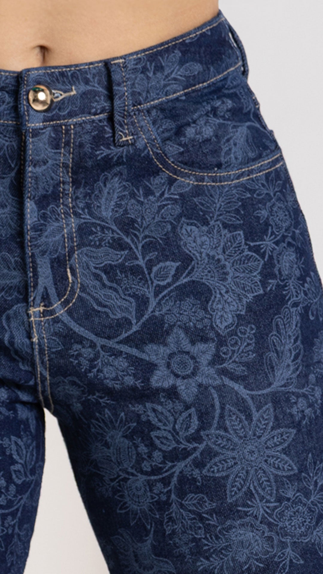 P74441 JEAN INDIGO GRABADO AZUL