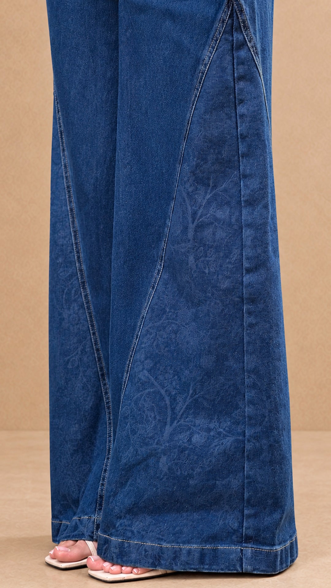 P74442 JEAN INDIGO GRABADO AZUL