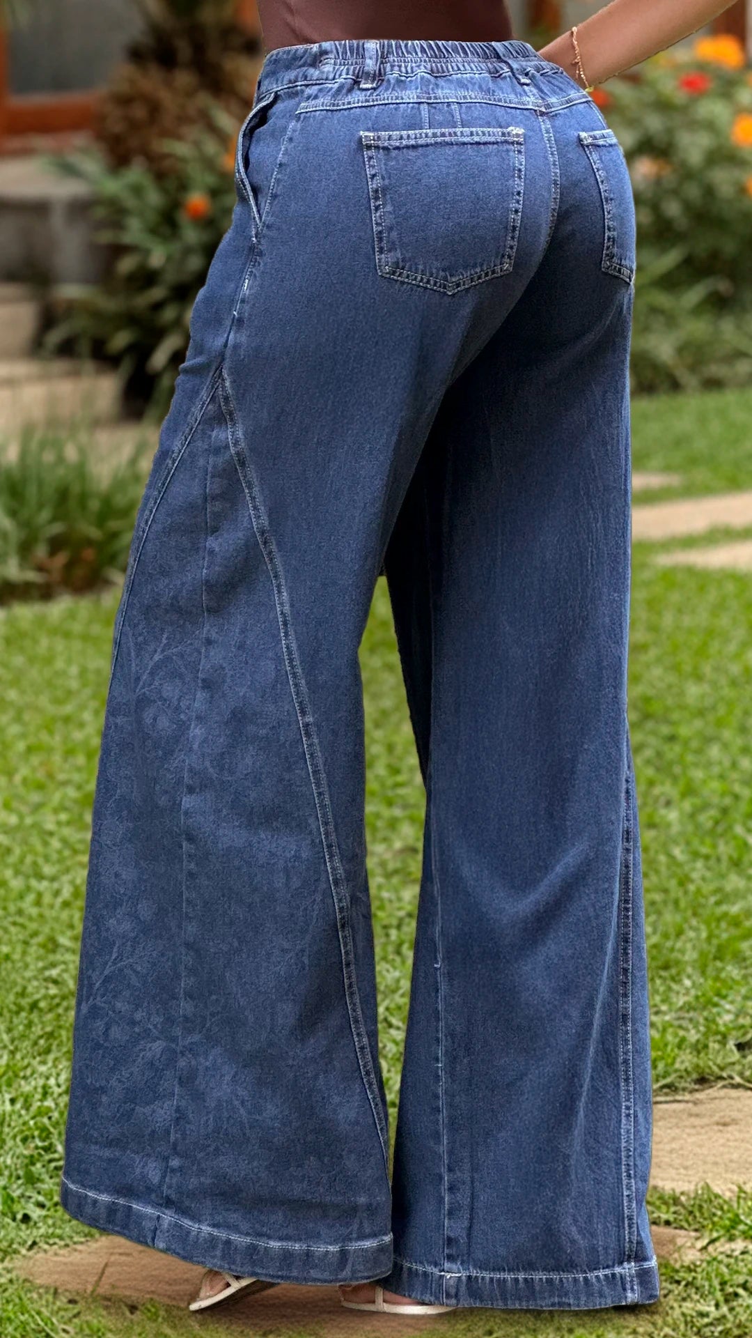 P74442 JEAN INDIGO GRABADO AZUL