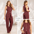 P74447 CONJUNTO NOCHES DE VIENA VINOTINTO