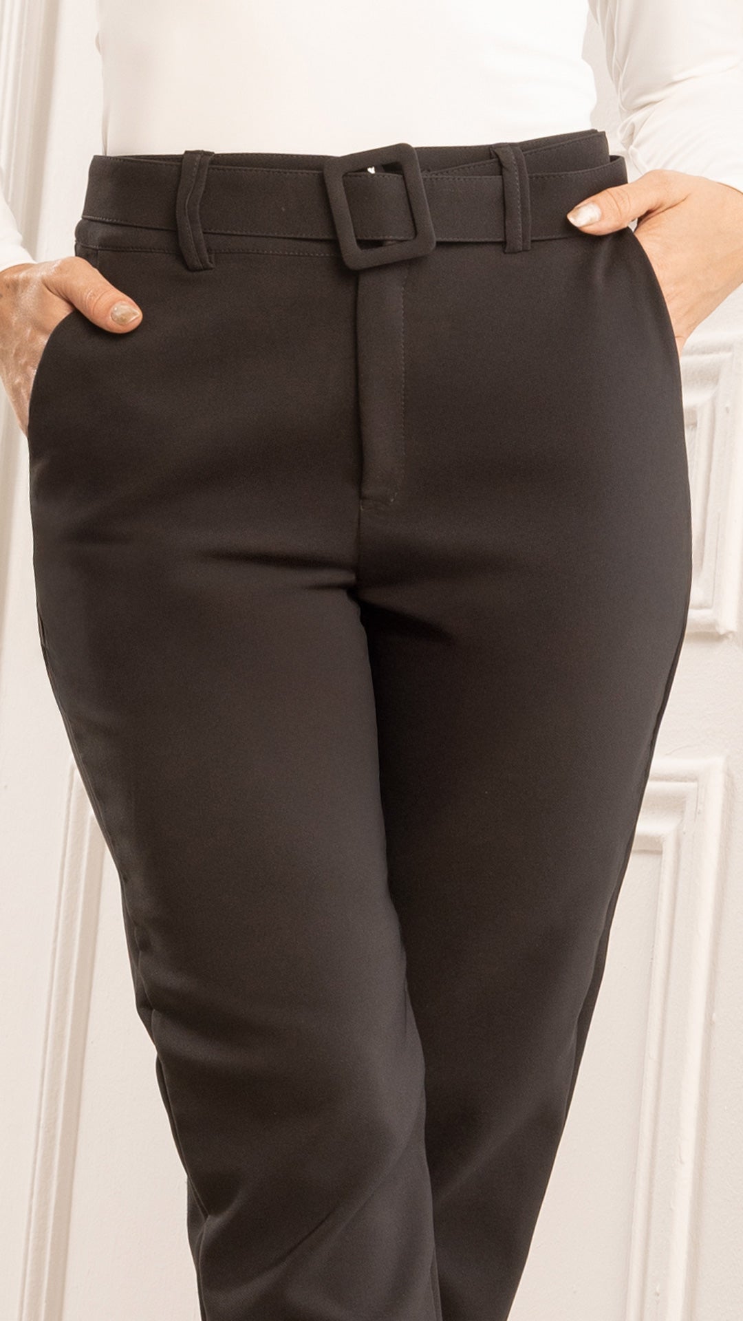 P74448 PANTALÓN NOCHES DE VIENA NEGRO