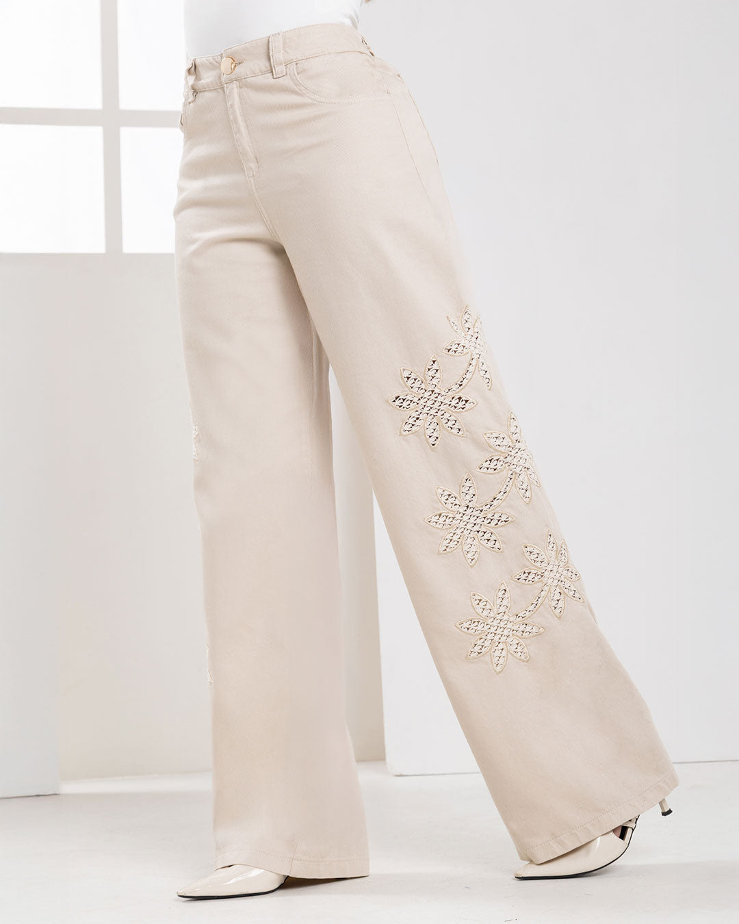 P74455 PANTALÓN TWILL CAMEL