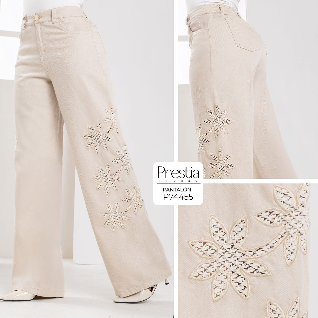 P74455 PANTALÓN TWILL CAMEL