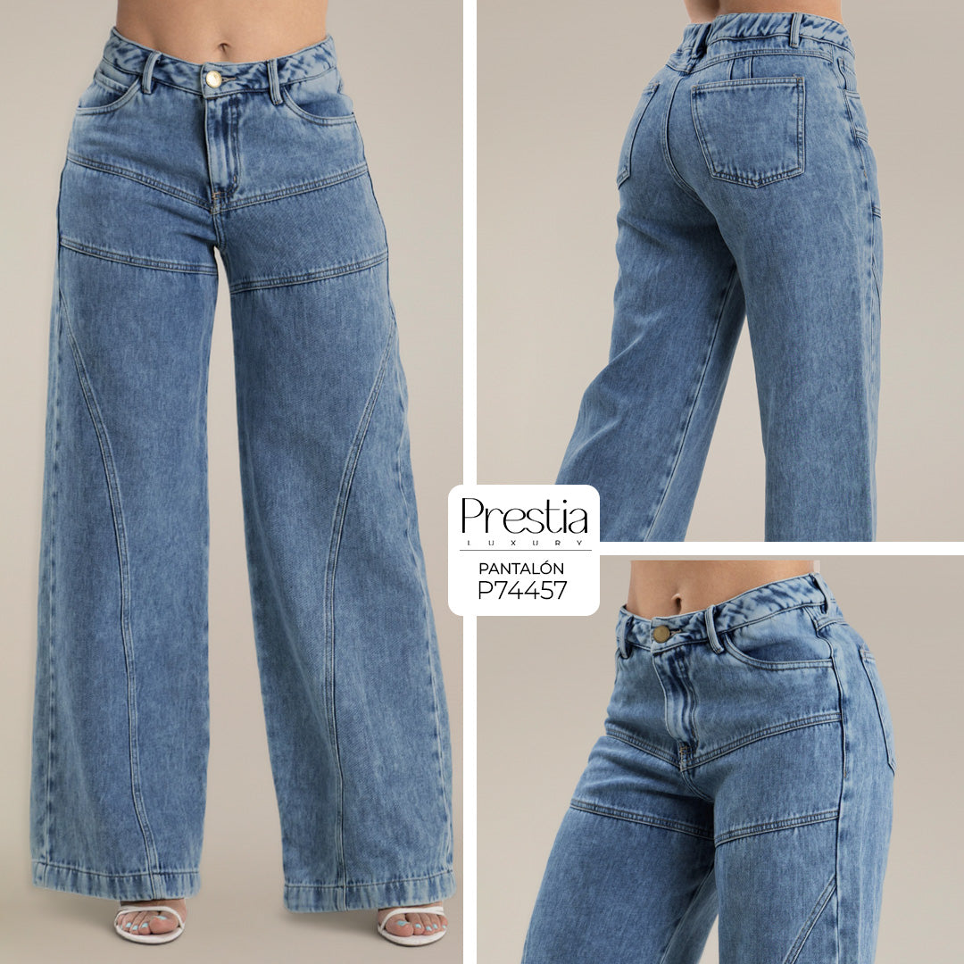 P74457 PANTALON INDIGO AZUL