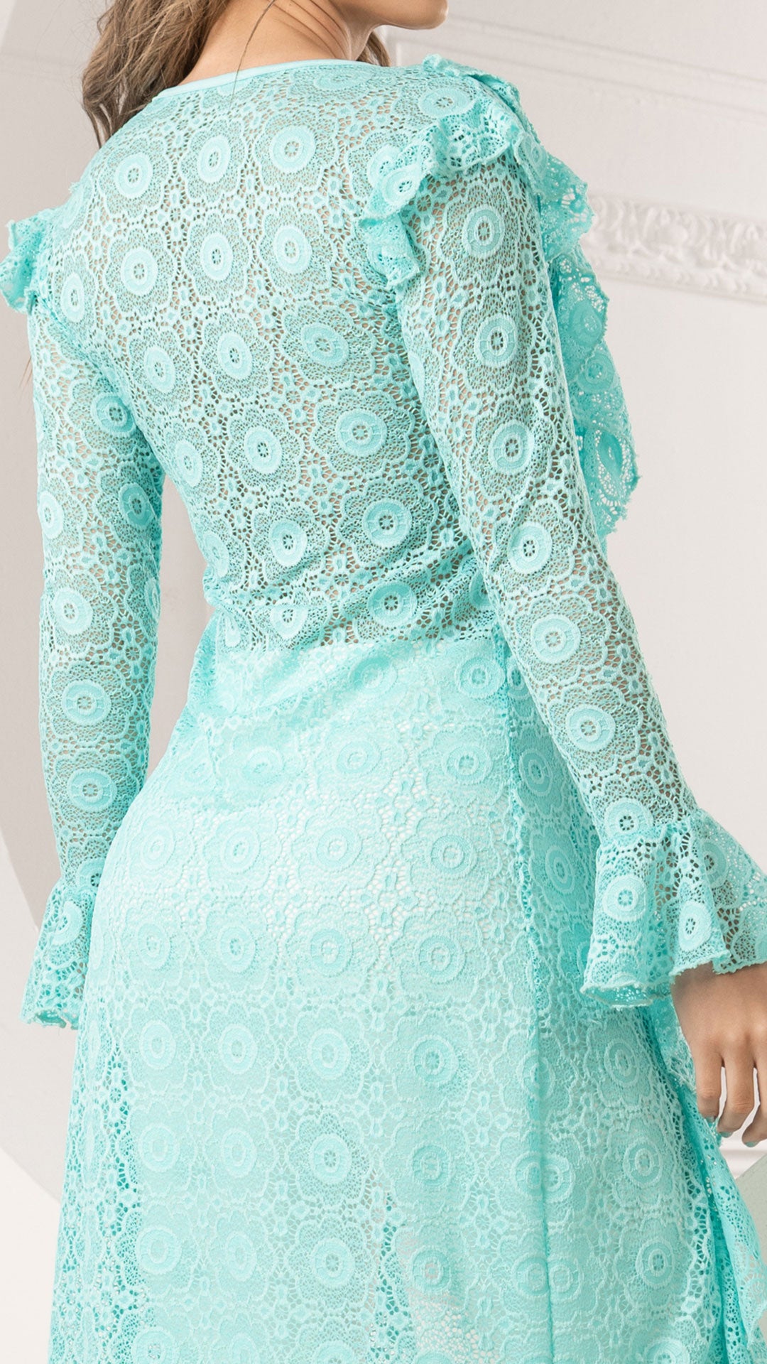 P74462 BLUSON BLONDA VERDE MENTA