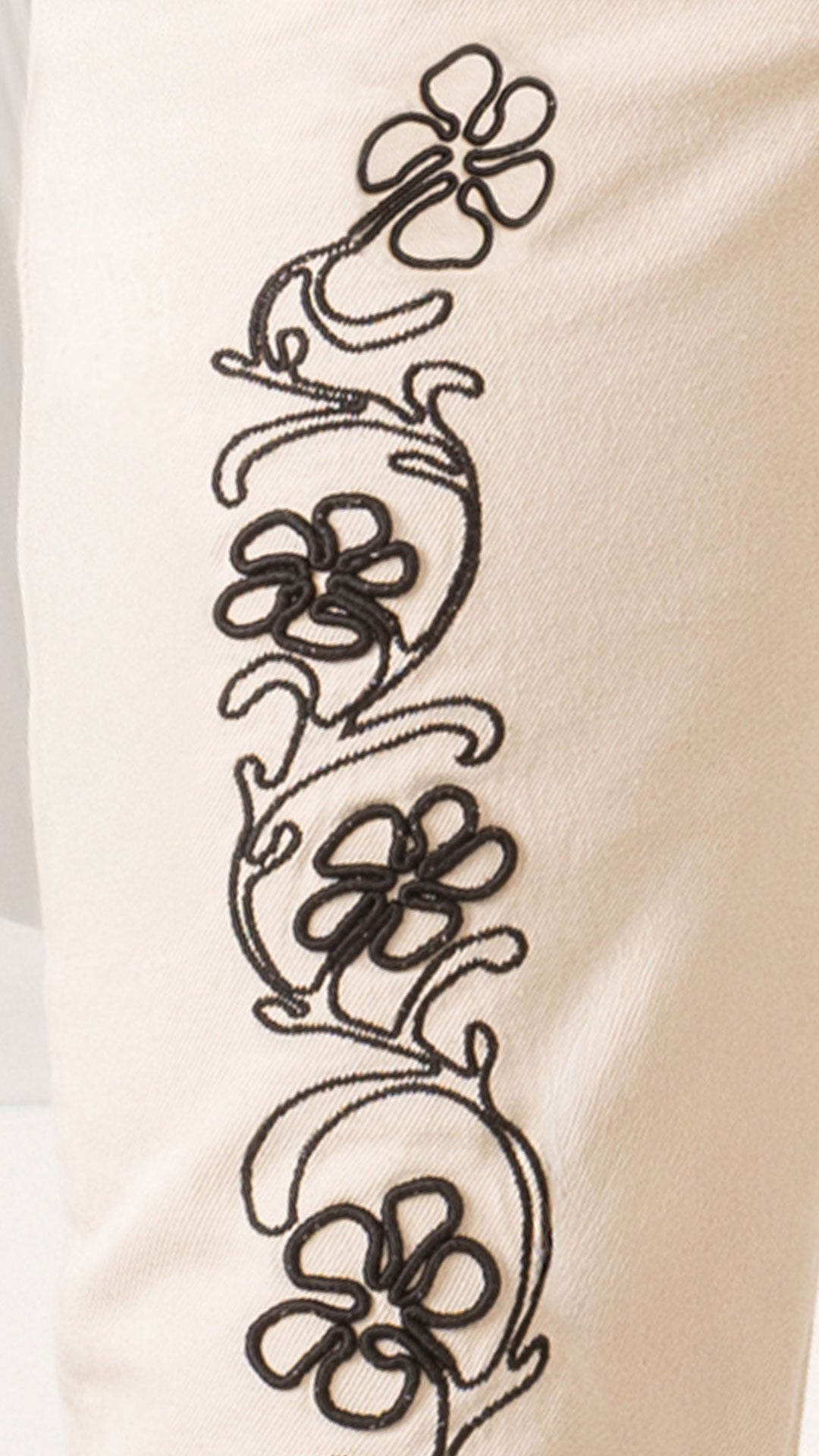 P74473 PANTALON DRILL CREMA