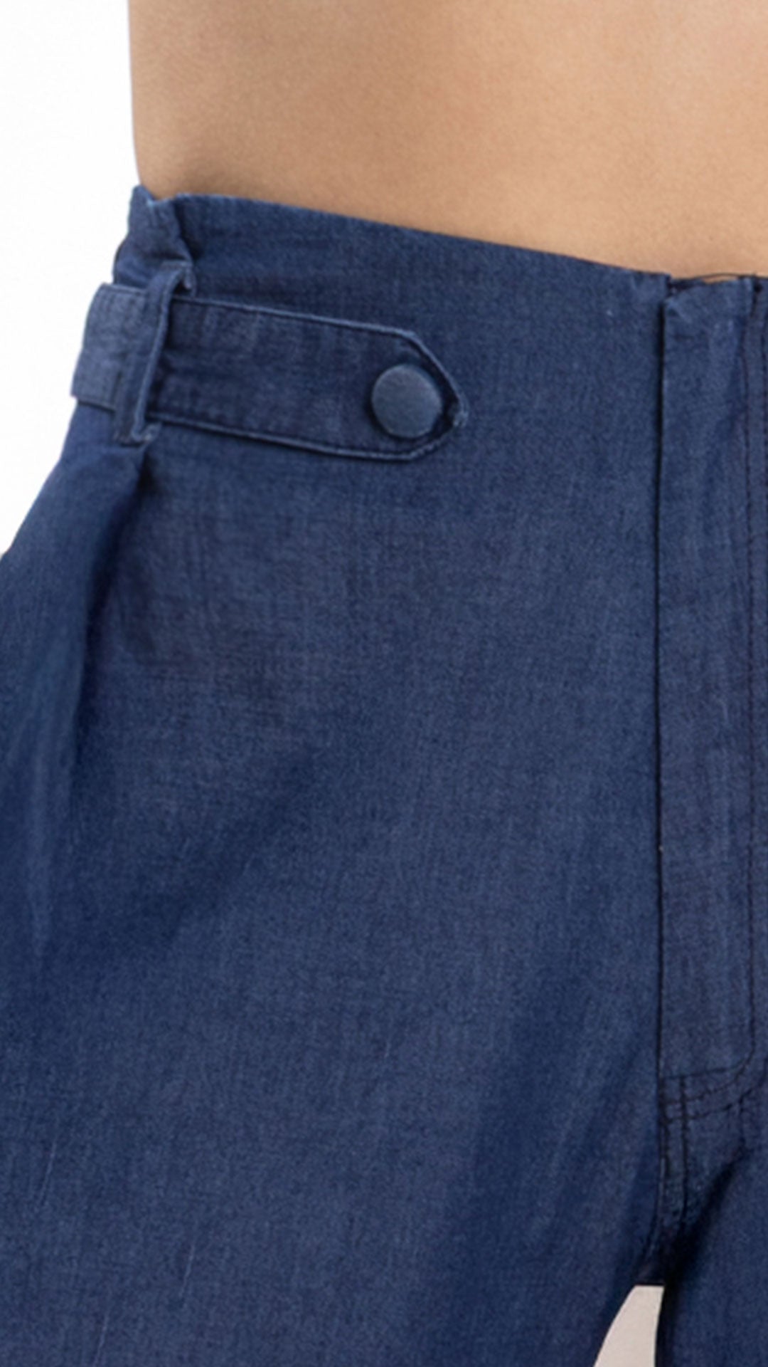 P74475 PANTALON CHAMBRAY AZUL