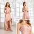 P74482 VESTIDO LICRA DESTELLANTE ROSADO