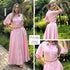 P74495 CONJUNTO LINO PALO DE ROSA