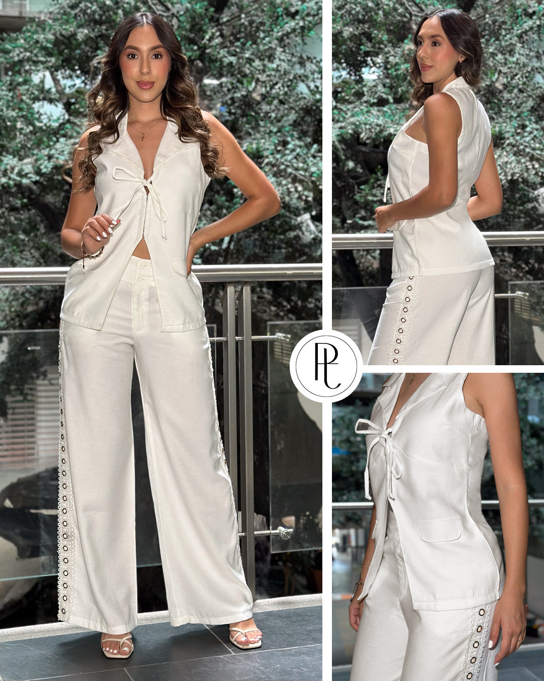 P74498 CONJUNTO FLOW MARFIL