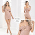 P74503 VESTIDO MALLATEX CAMEL