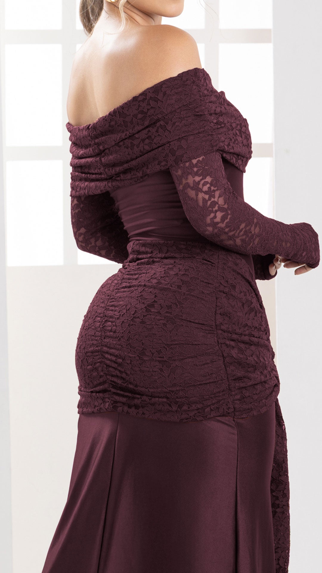 P74516 VESTIDO BLONDA VINOTINTO