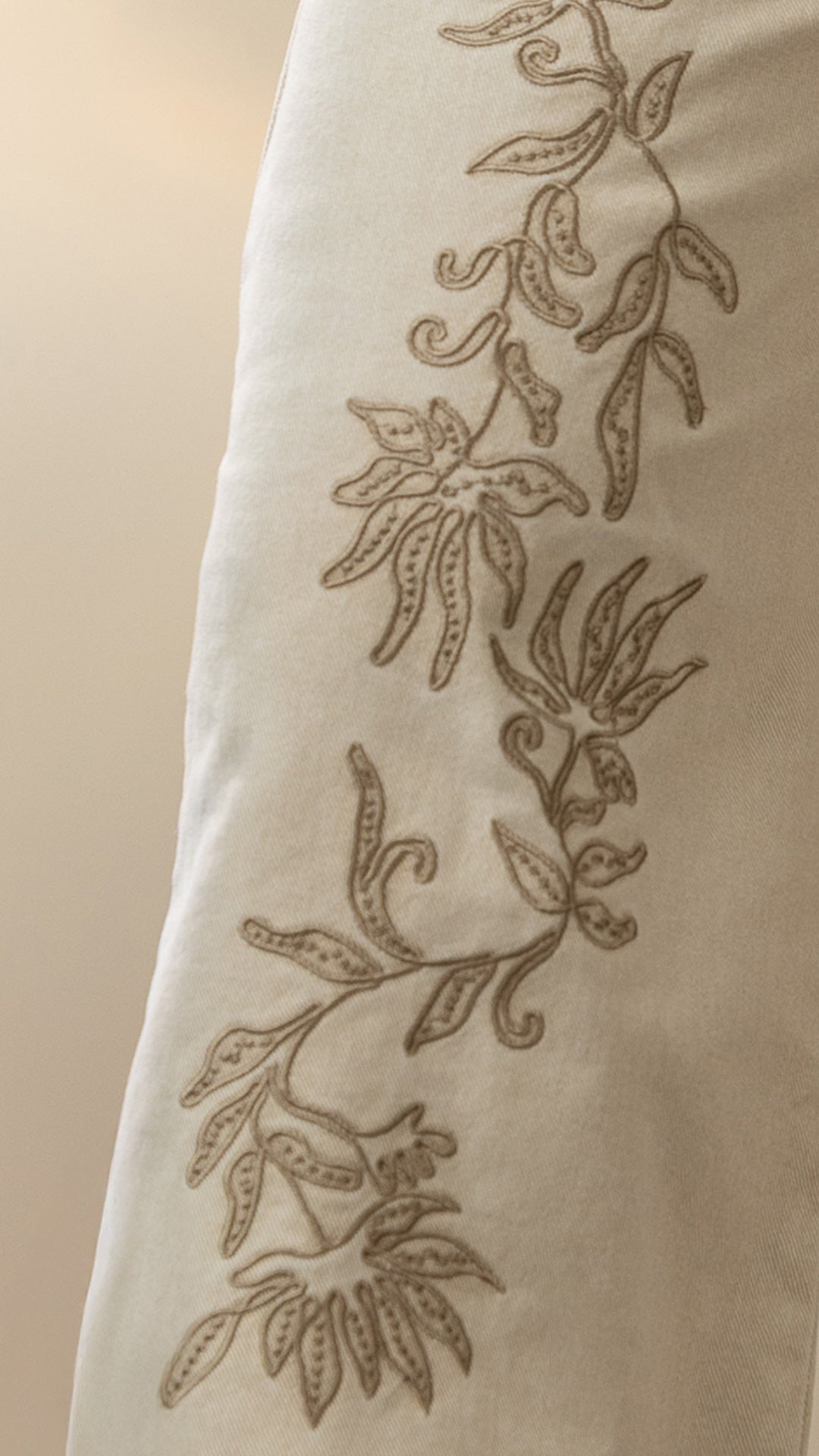 P74525 PANTALON DRILL CAMEL