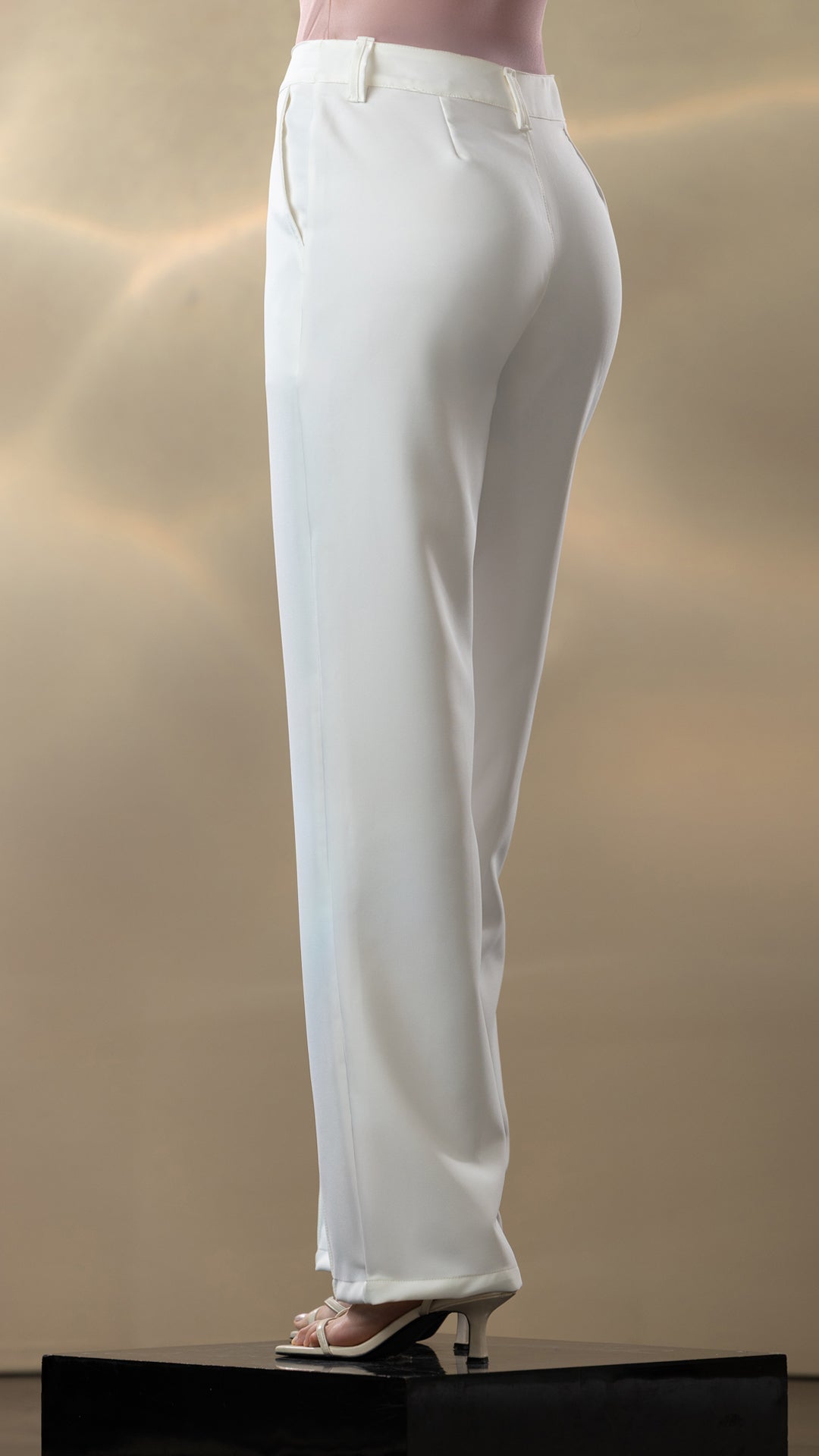 P74526 PANTALON NOCHES DE VIENA MARFIL