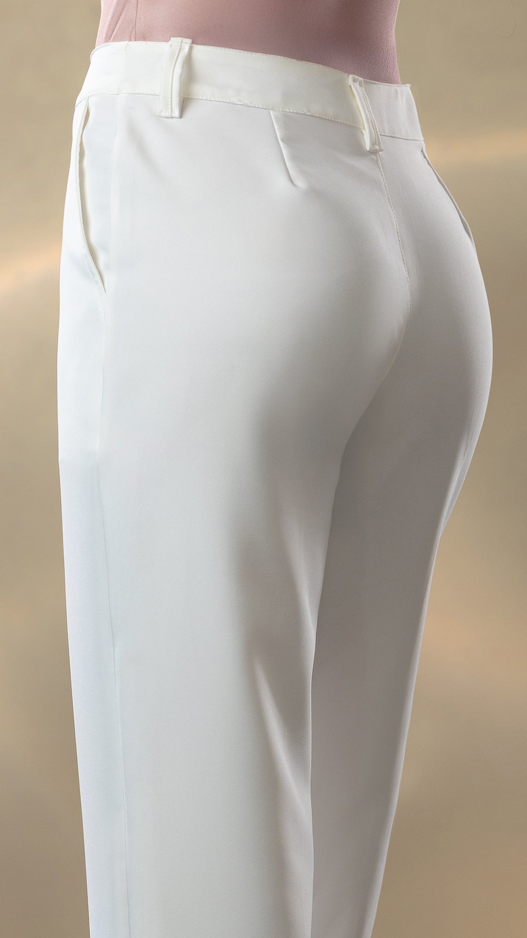 P74526 PANTALON NOCHES DE VIENA MARFIL