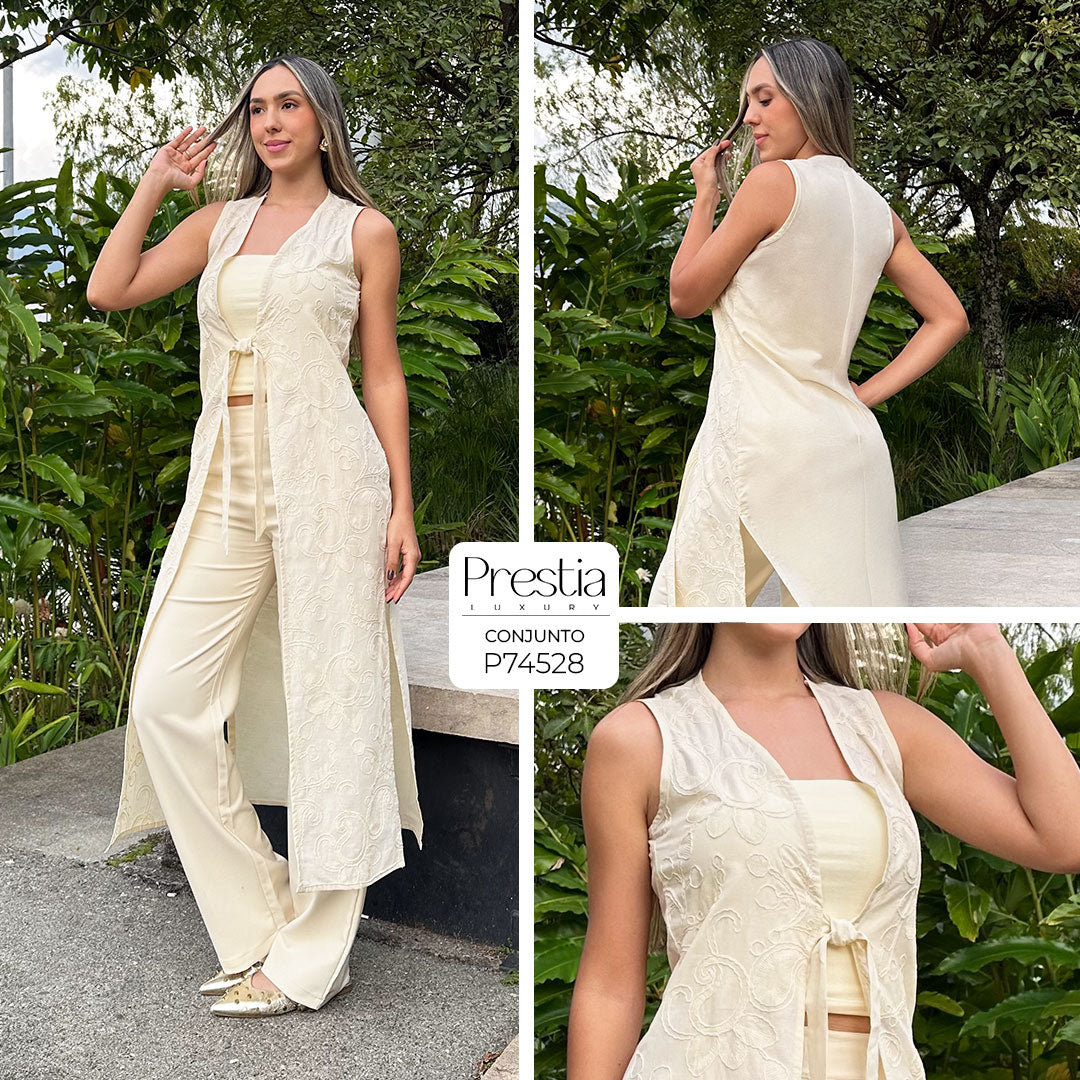 P74528 CONJUNTO OPAL CREMA