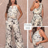 P74529 CONJUNTO LINO ESTAMPADO NEGRO