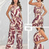 P74529 CONJUNTO LINO POLIESTER CAMEL VINOTINTO
