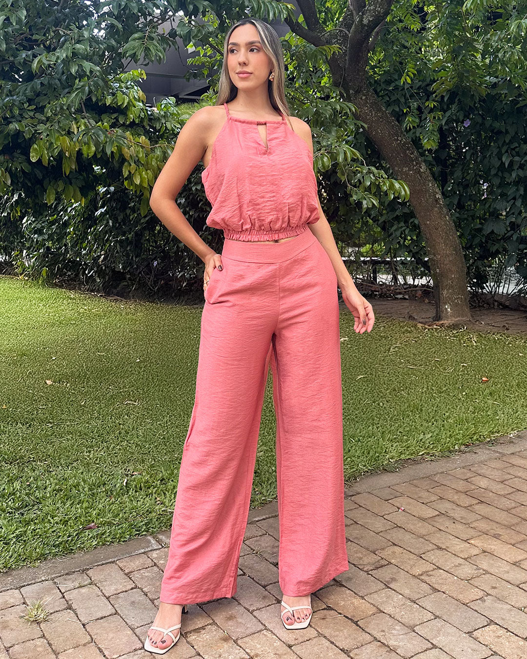 P74530 CONJUNTO LINO CORAL