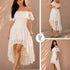 P74536 VESTIDO BLONDA CREMA
