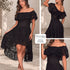 P74536 VESTIDO BLONDA NEGRO
