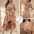 P74537 VESTIDO CHALIS CAMEL