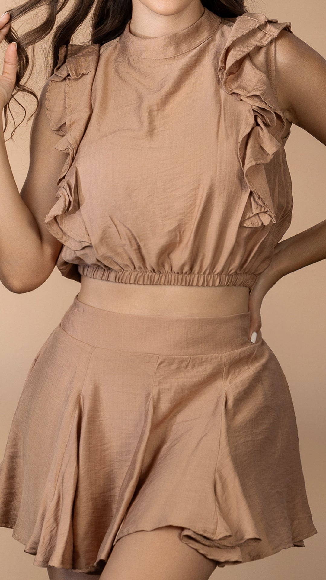 P74538 CONJUNTO CHALIS CAMEL