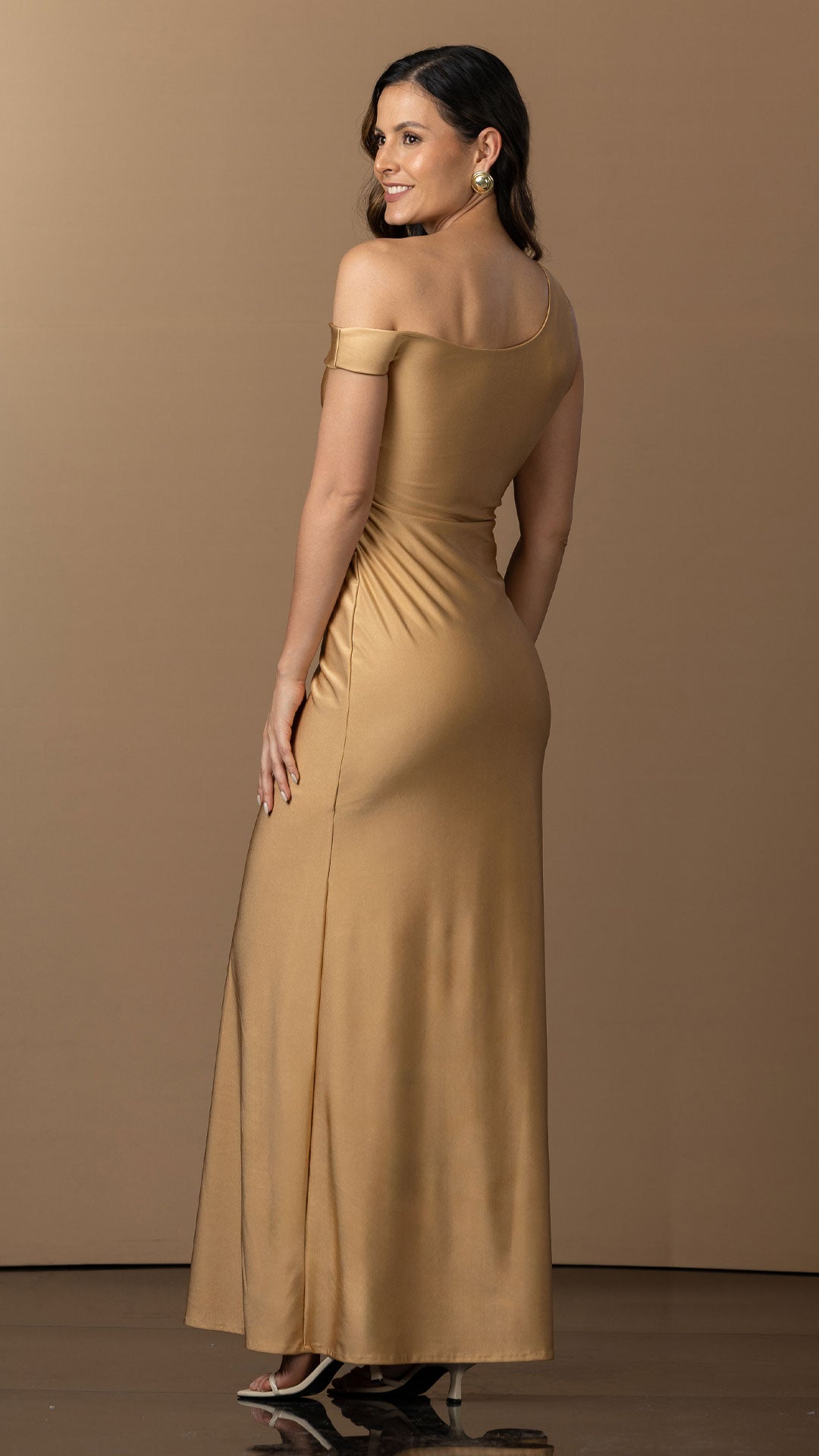 P74560 VESTIDO SHAKIRA DORADO