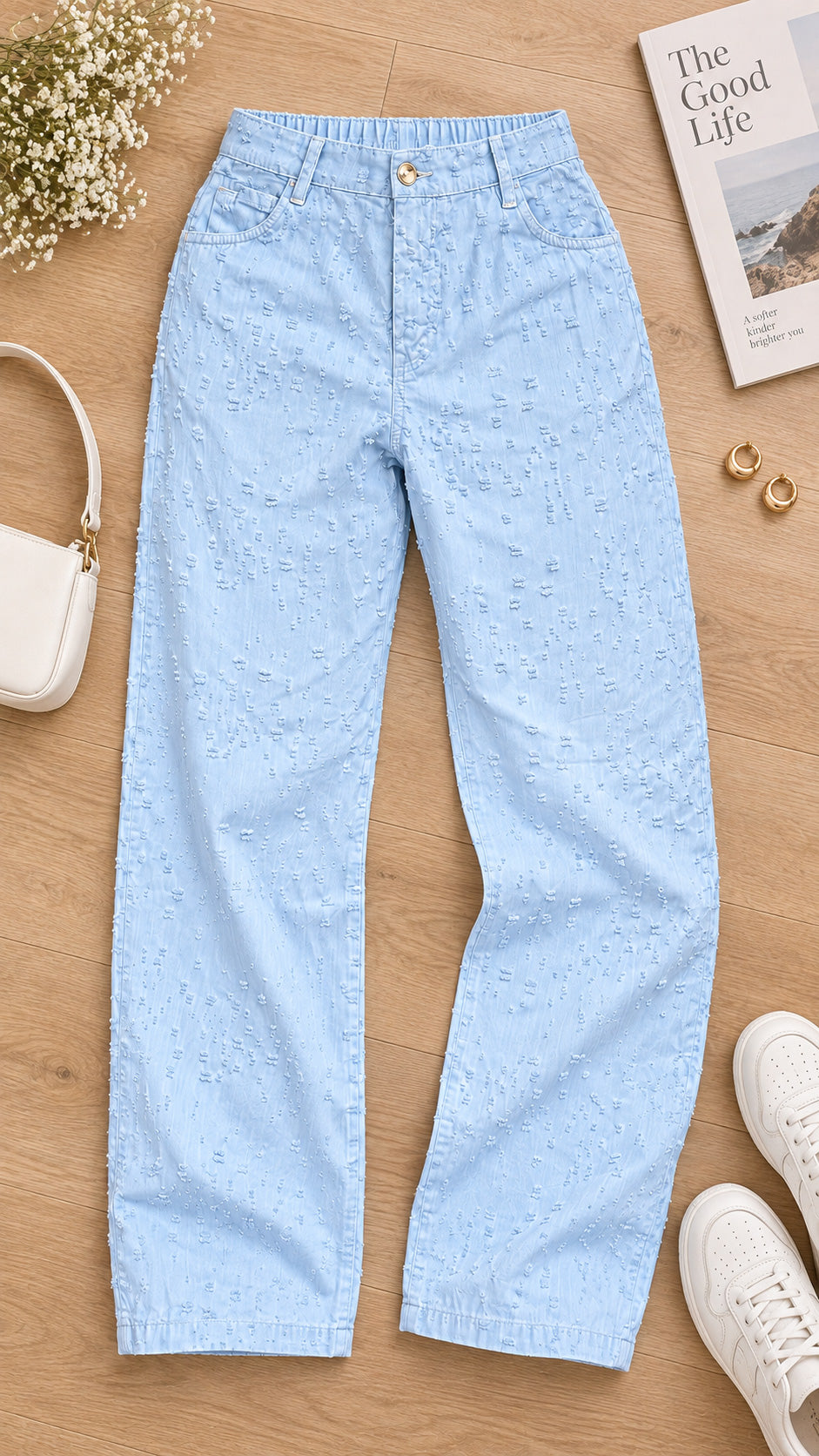 P74563 PANTALON DRILL AZUL