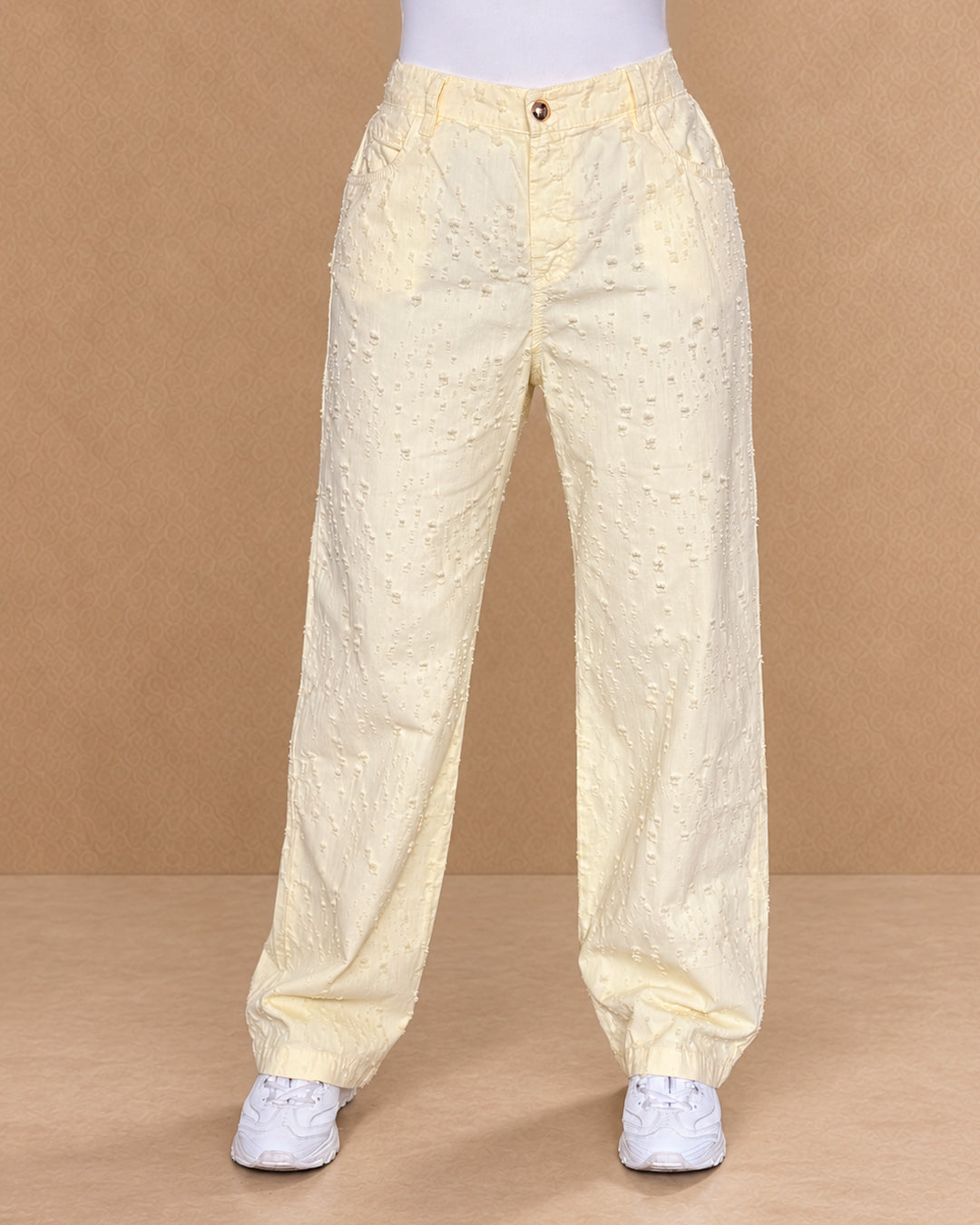 P74563 PANTALON DRILL AMARILLO