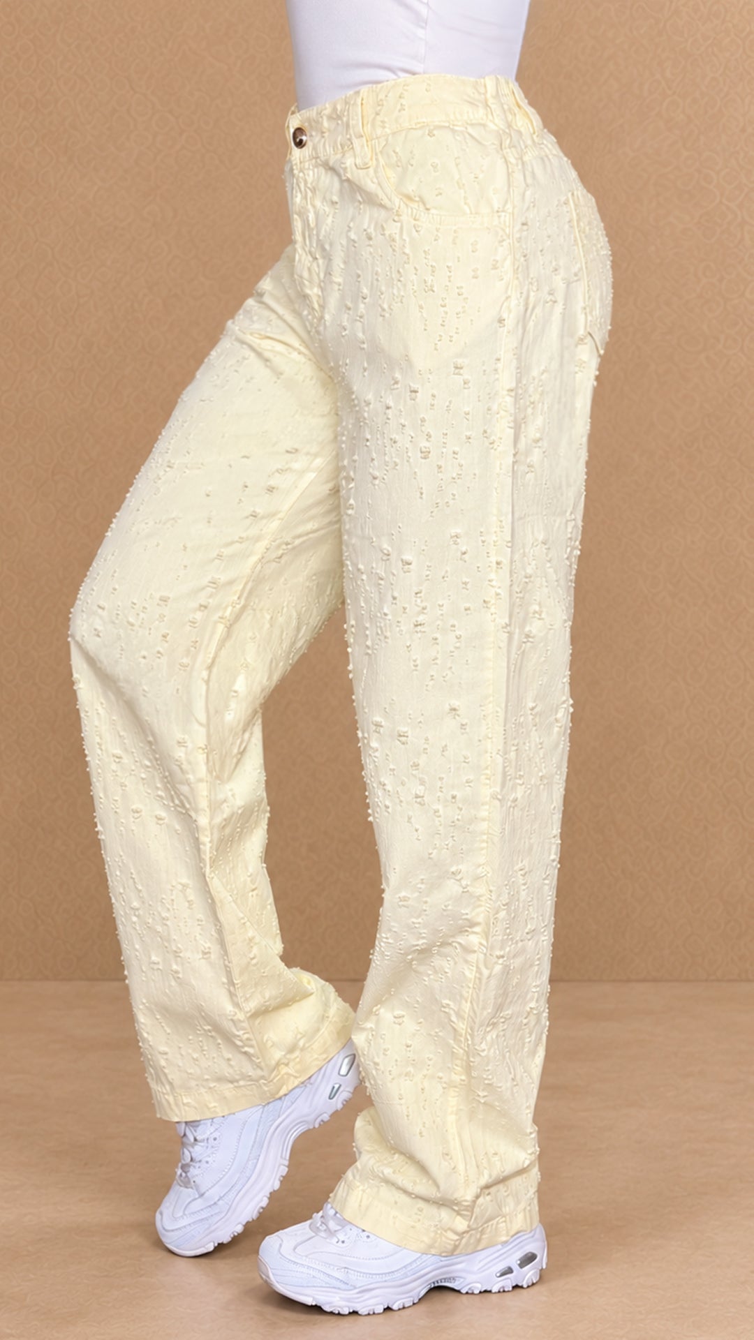 P74563 PANTALON DRILL AMARILLO