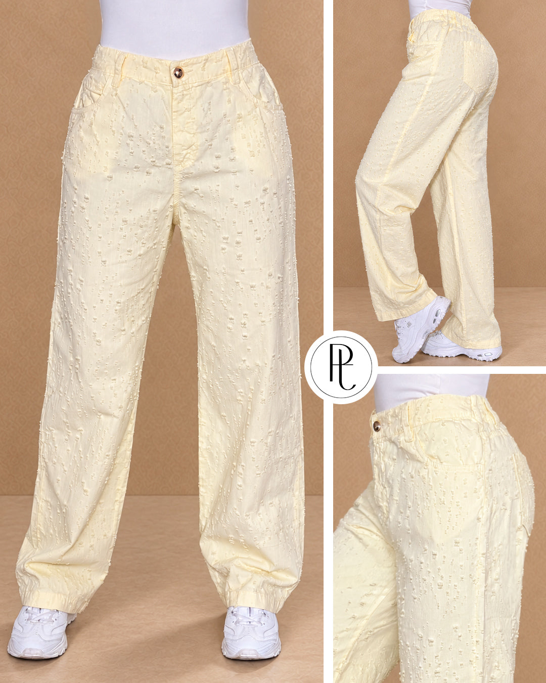 P74563 PANTALON DRILL AMARILLO