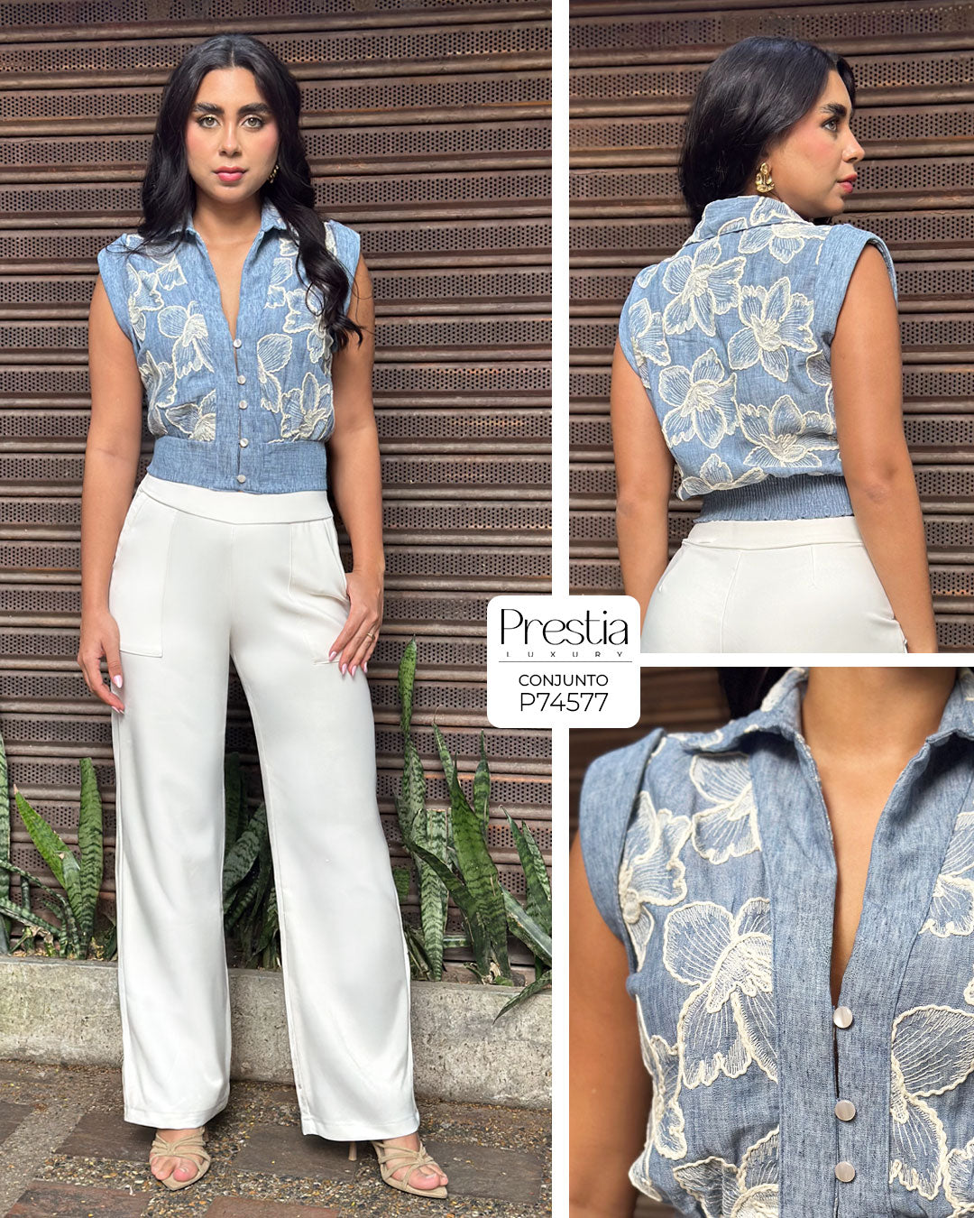 P74577 CONJUNTO CHALIS AZUL