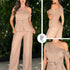 P74588 CONJUNTO LINO POLIESTER MOKA