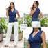 P74592 CONJUNTO CHALIS ESTAMPADO AZUL OSCUROs