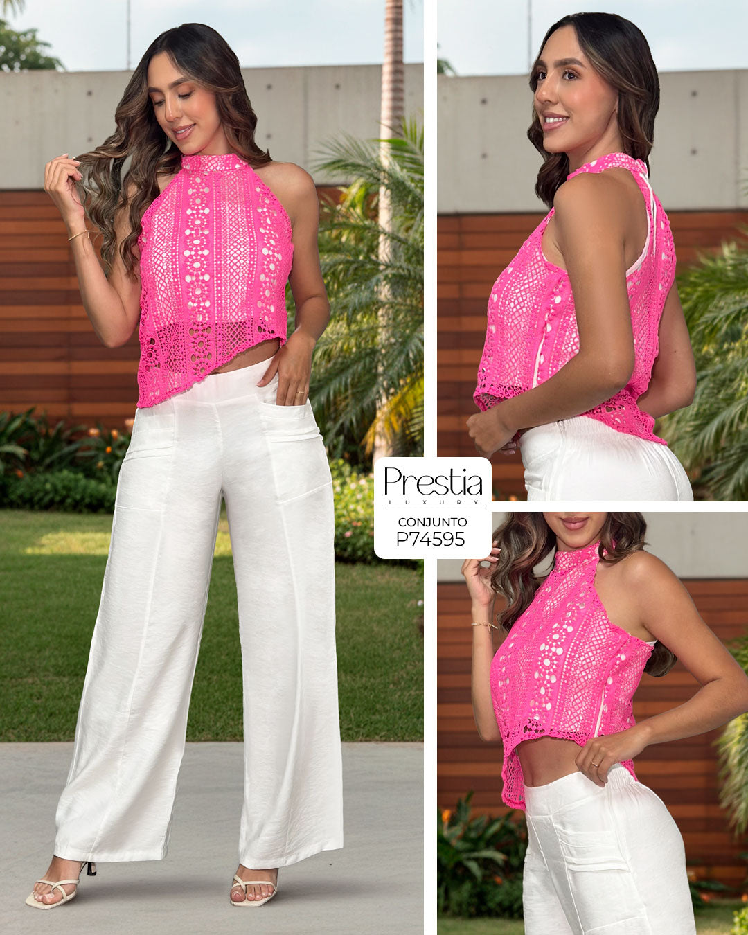 P74595 CONJUNTO FLOW FUCSIA