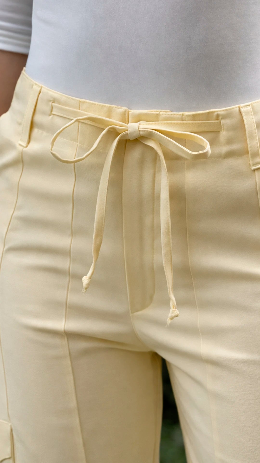 P74597 PANTALON FLOW AMARILLO