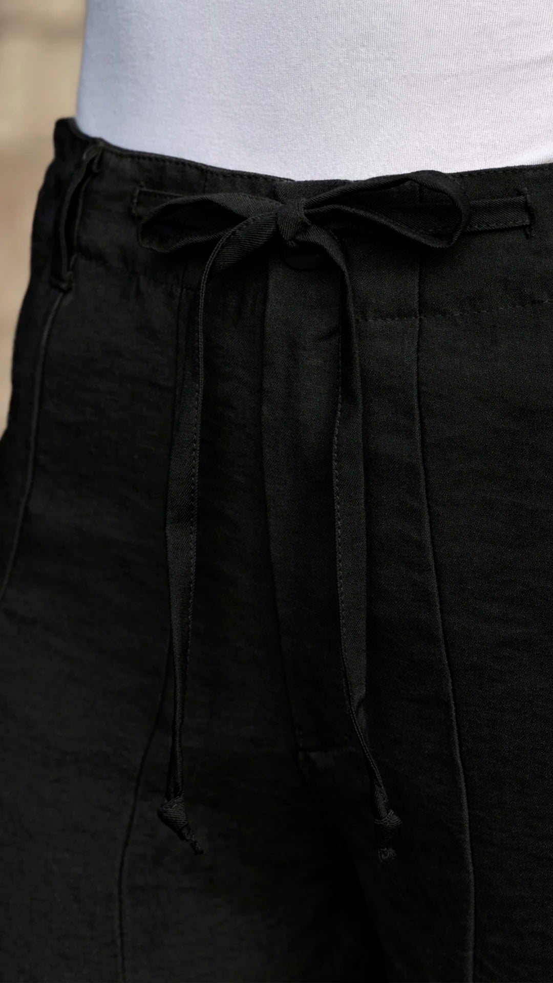 P74597 PANTALON FLOW NEGRO