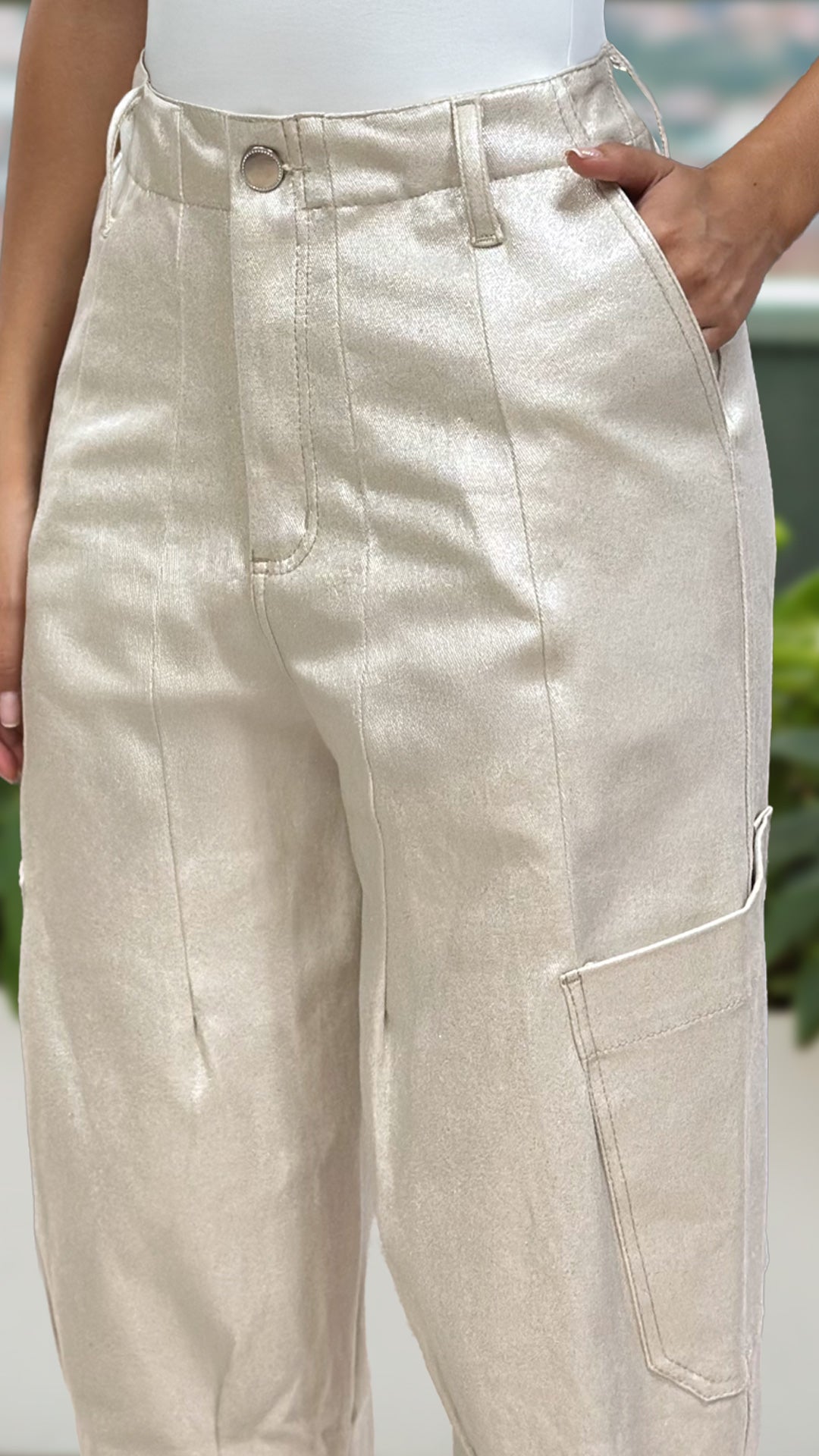 P74601 PANTALON DRILL BEIGE ARENA