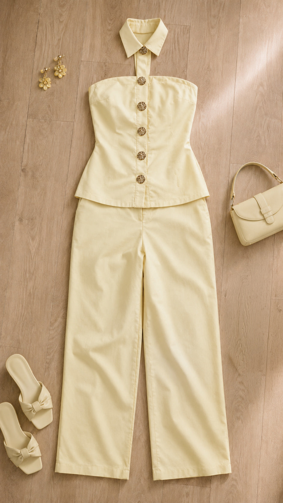 P74604 CONJUNTO LINO AMARILLO