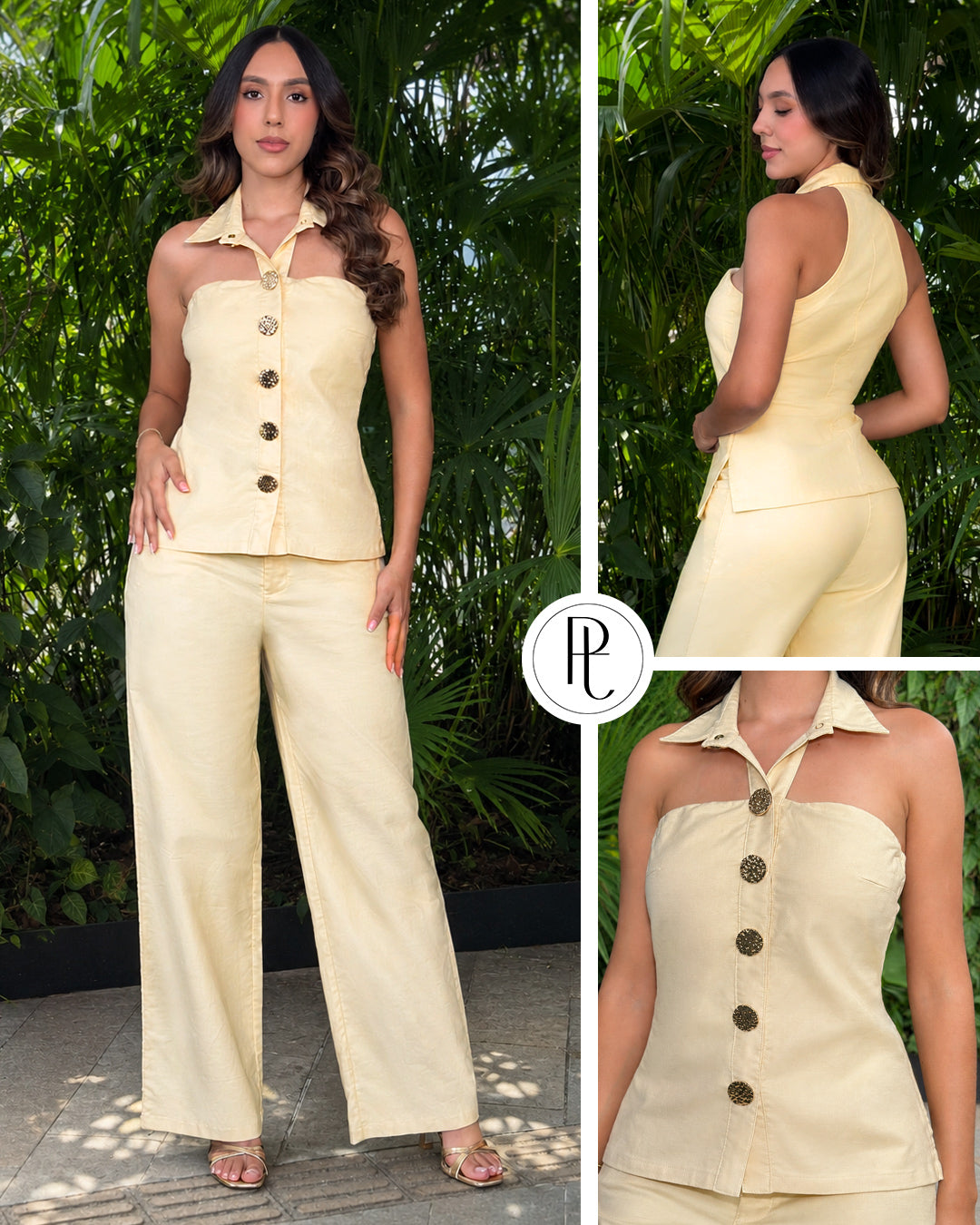 P74604 CONJUNTO LINO AMARILLO