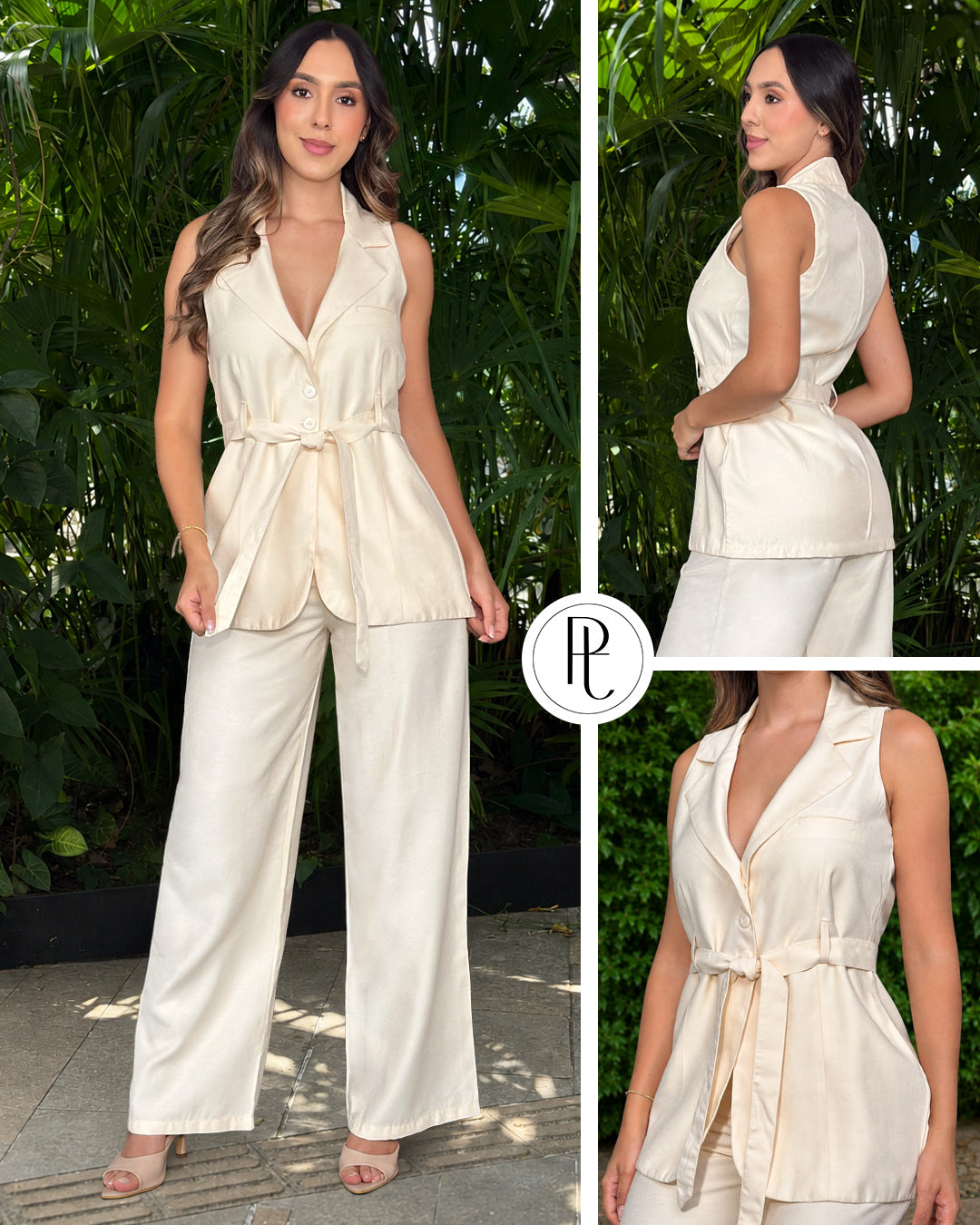 P74607 CONJUNTO FLOW CREMA