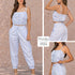 P74649 CONJUNTO POPELINA RAYAS AZUL