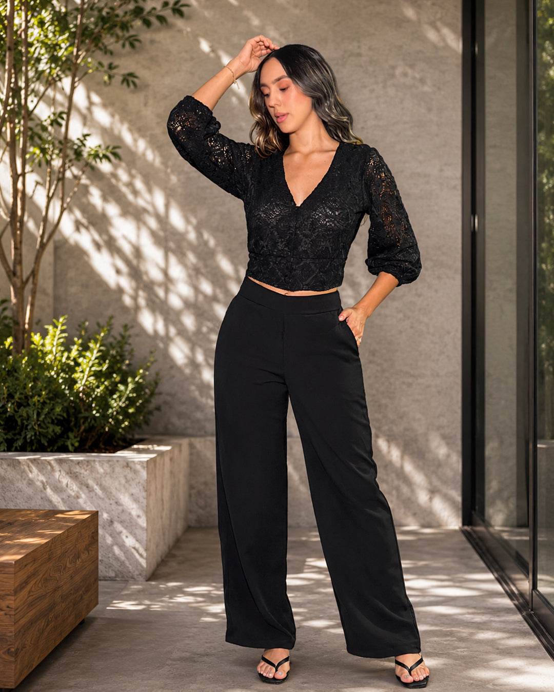 P74662 CONJUNTO KALIMERA NEGRO