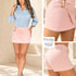 P74668 FALDA SHORT KALIMERA ROSA
