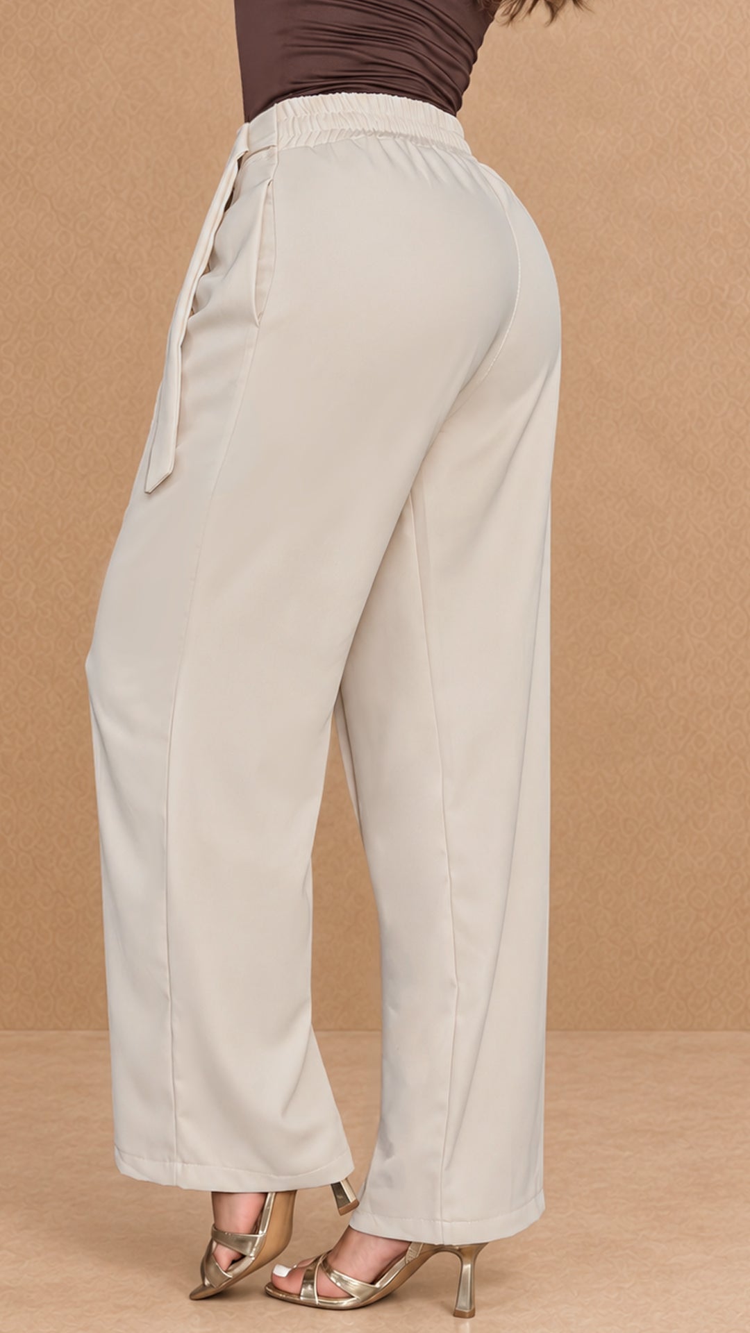 P74669 PANTALON KALIMERA CAMEL