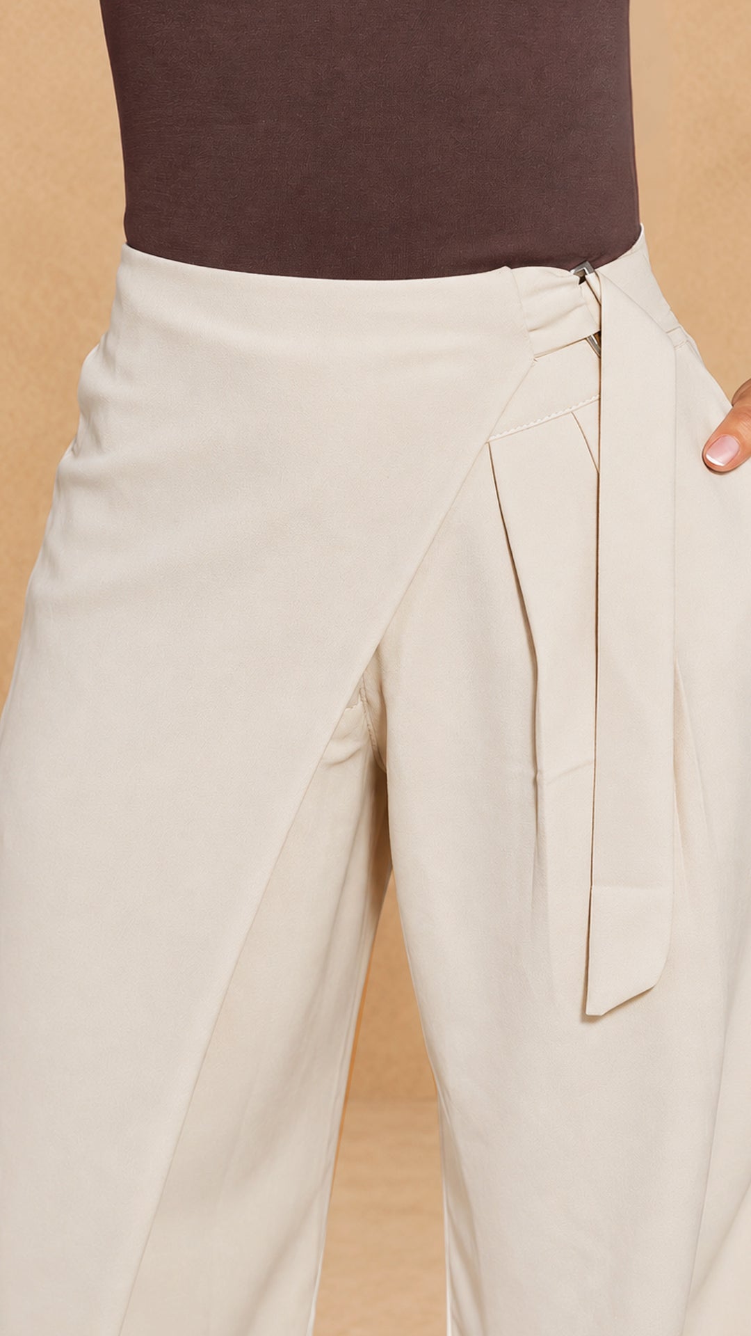P74669 PANTALON KALIMERA CAMEL