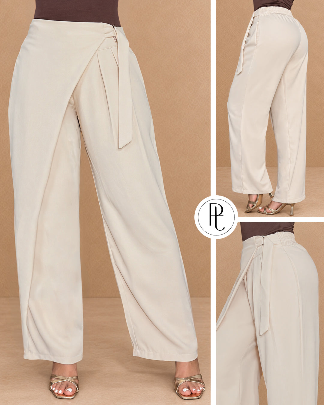 P74669 PANTALON KALIMERA CAMEL