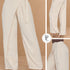 P74669 PANTALON KALIMERA CAMEL